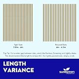 Suregreen Bamboo Fence Screening 2m x 4m Natural Split Cane Privacy view 7