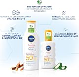 NIVEA SUN Sensitive Instant Protection SPF 50+ Lotion 200ml Waterproof Allergy view 3