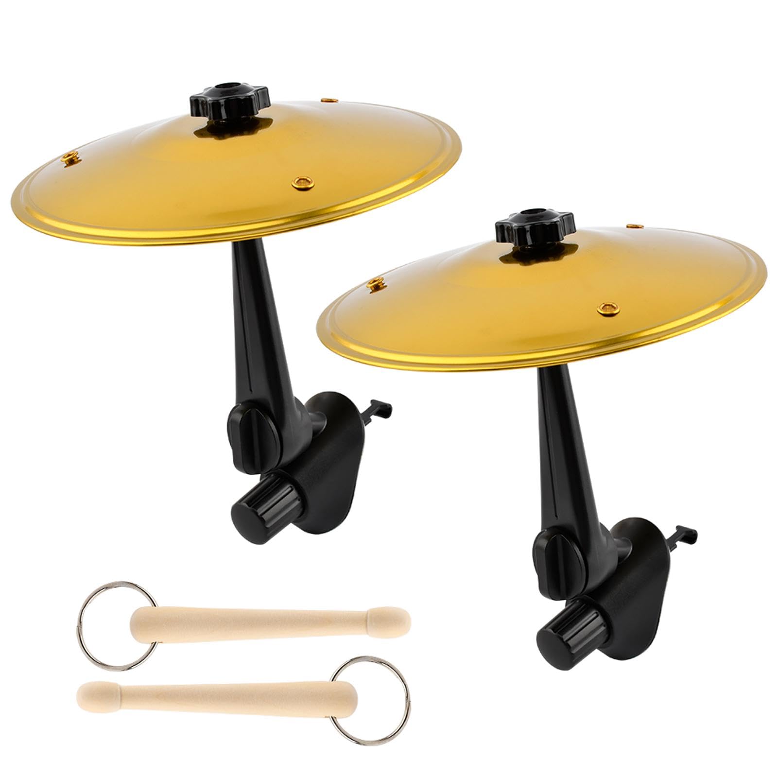 Photo 1 of 2PCS Car Cymbal Air Vent, Cars Symbol with Mini Drum Stick, Clip-On Design for Easy Installation, Mini Drum Cymbal Accessory for Car Interior Decoration, Gift for Road Trips