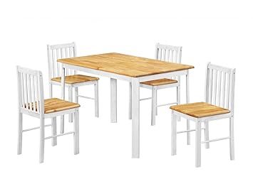 Sheldon Dining Table Only Natural Oak White Dining Room Table
