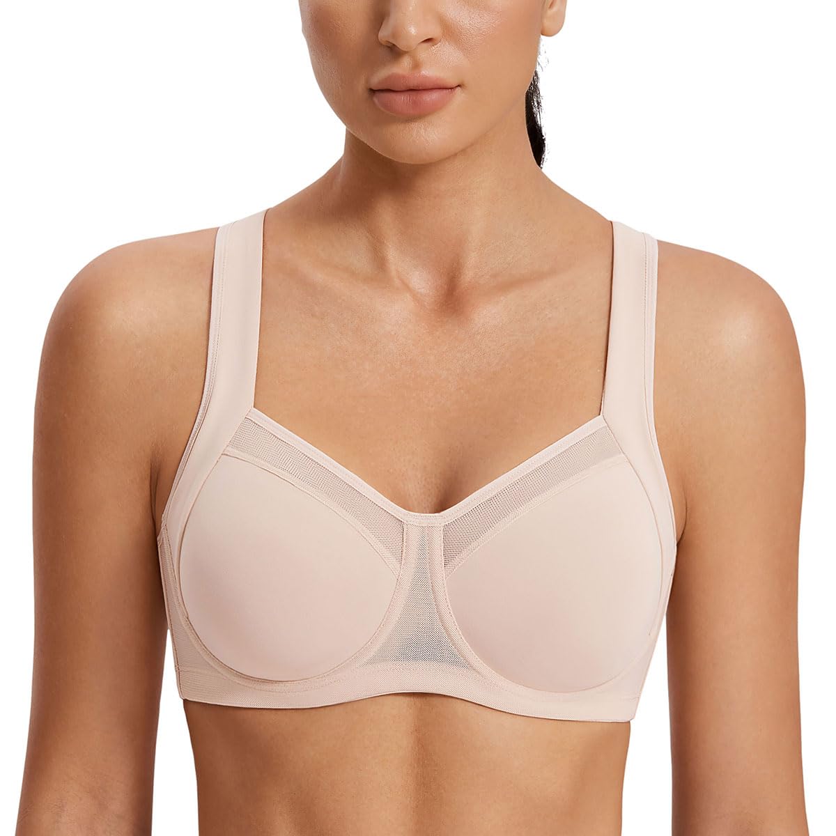 SYROKAN High Impact Sports Bras for Women No