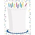 Cake Themed Letterhead Paper - 80 Sheets Of 8.5x11 Stationery For Printing