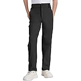 Dreammonkey Toddler to Youth Boys Golf Pants, Quick Dry Stretch Performance Dress Pants | School Uniform Flat Front Slacks