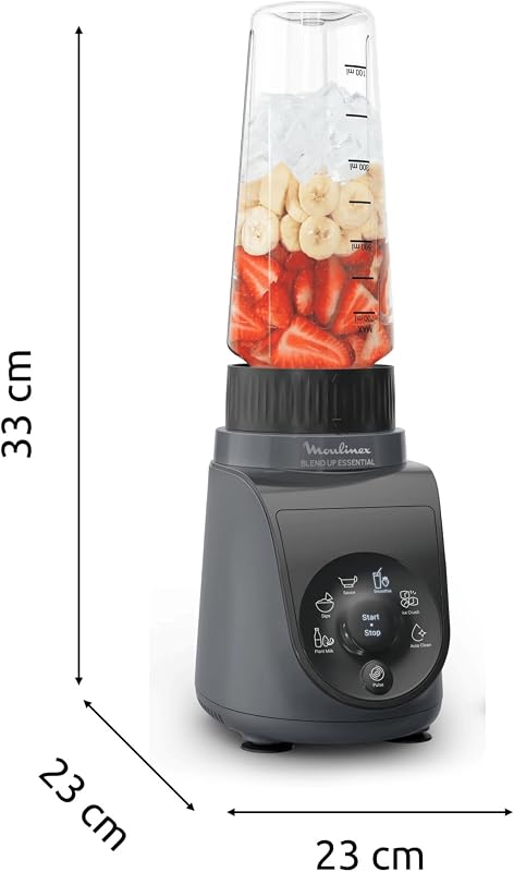 - Blend Up Essential Mini Blender - 800W - 2gourdes 400mL et 700mL