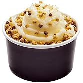 Coppetta 12-Ounce Dessert Cups, 50 Disposable Ice Cream Cups - Lids Sold Separately, Sturdy, Black Paper Frozen Yogurt Bowls, For Hot And Cold Foods, Perfect For Gelato Or Mousse - Restaurantware
