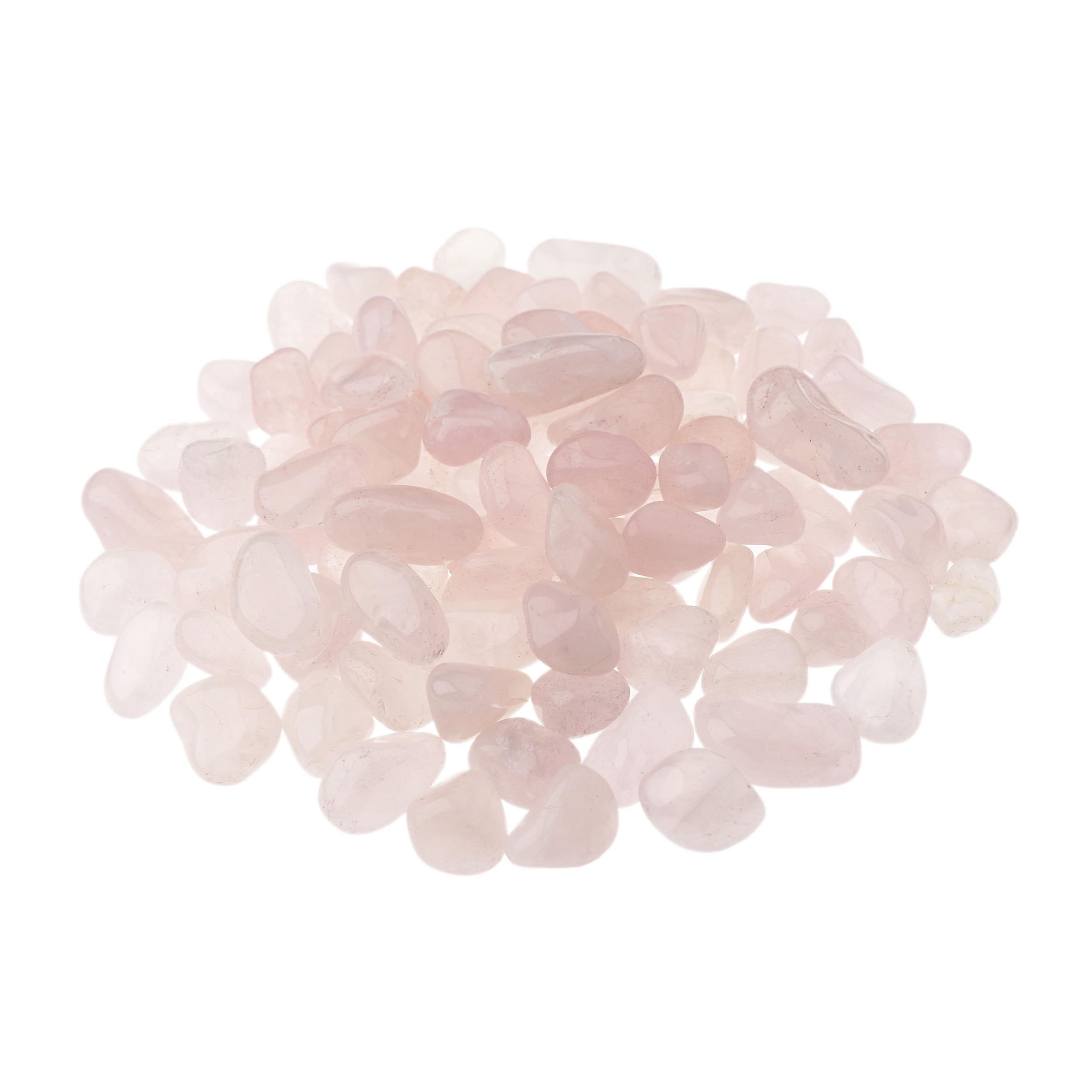 NKlaus 500 g Rose Quartz 15-25 mm Healing Stones Tumbled Stones Baroque Gemstones 14684