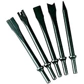 Ingersoll Rand 9500 Air Hammer Chisel Set | Includes a tapered punch, flat chisel, panel cutter, sheet metal cutter, and spot weld breaker