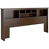 Prepac King Bookcase Headboard, Espresso