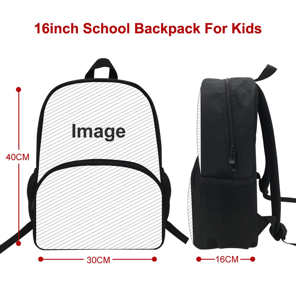 16inch Tiger Backpack For Boys Animals School Bag Kids Bookbag Teenagers (D1093a)