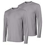 Hanes Men's Long Sleeve Cool DRI T-Shirt UPF