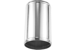 ACROPIX 95mm 3.75" OD 6" 152mm Length Universal Car Aluminum Alloy Intercooler Pipe Straight Air Intake Tube - Pack of 1