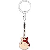 Guitar Keychain with Bottle Opener Metal keychain for Guitar Lovers Friends | Guitar keyring,Keychain opener, Durable zinc alloy, Gift for guitar fans
