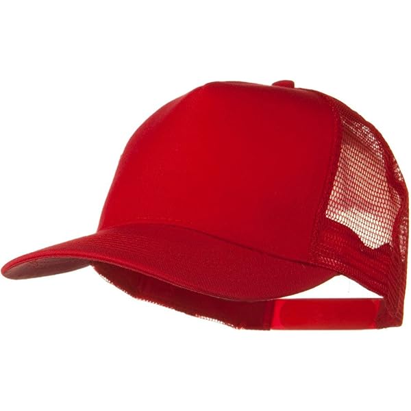 OTTO Cap 39102-1 - 5 Panel Low Profile Polyester Foam Front Mesh Back Trucker Hat Royal