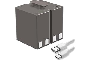 DFTIM 1-Pack EM10 6500MAH Extended Battery Pack Compatible for Stealth Cam 360 Max Cartridge Rechargeable Lithium Battery Pac