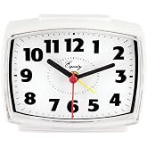 Equity 33100 Electric Silent Analog Alarm Clock with Lighted Dial