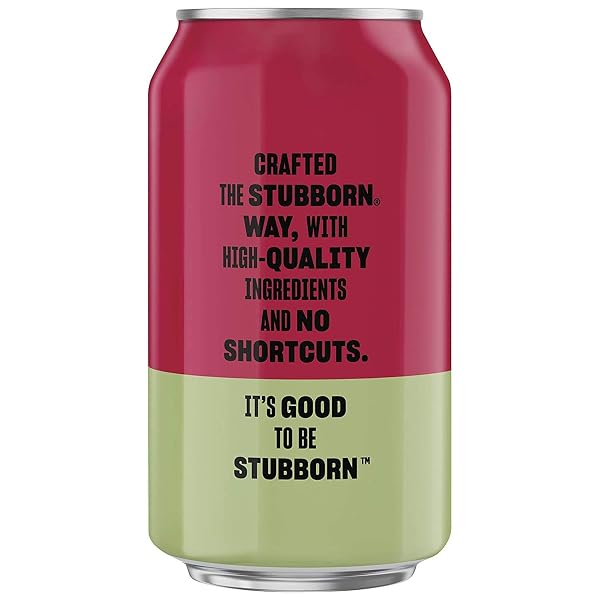 STUBBORN SODA, BLACK CHERRY TARRAGON, 12 FL OZ CANS (PACK OF 12)