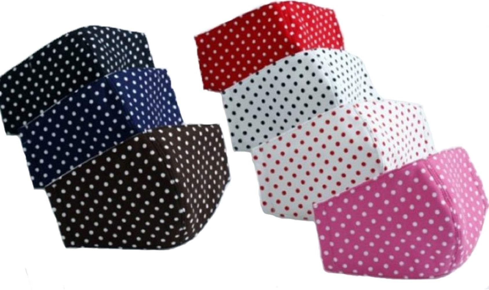 Anti Pollution Dust PM2.5 Mouth Mask Washable and Masks for Children Men and Women (DOTS-White)