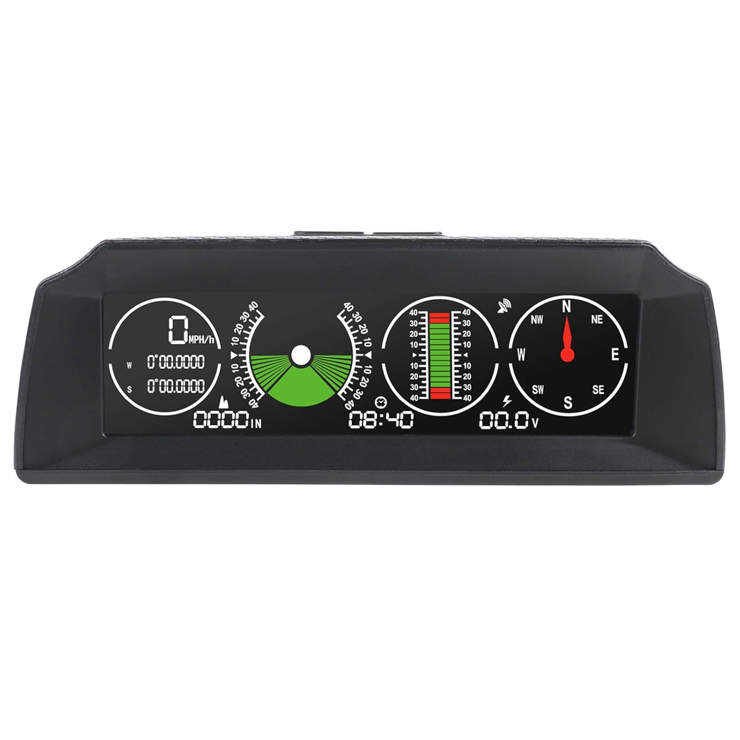 Autool X90 GPS Inclinometer Digital Car / Car GPS Speedometer HUD MPH