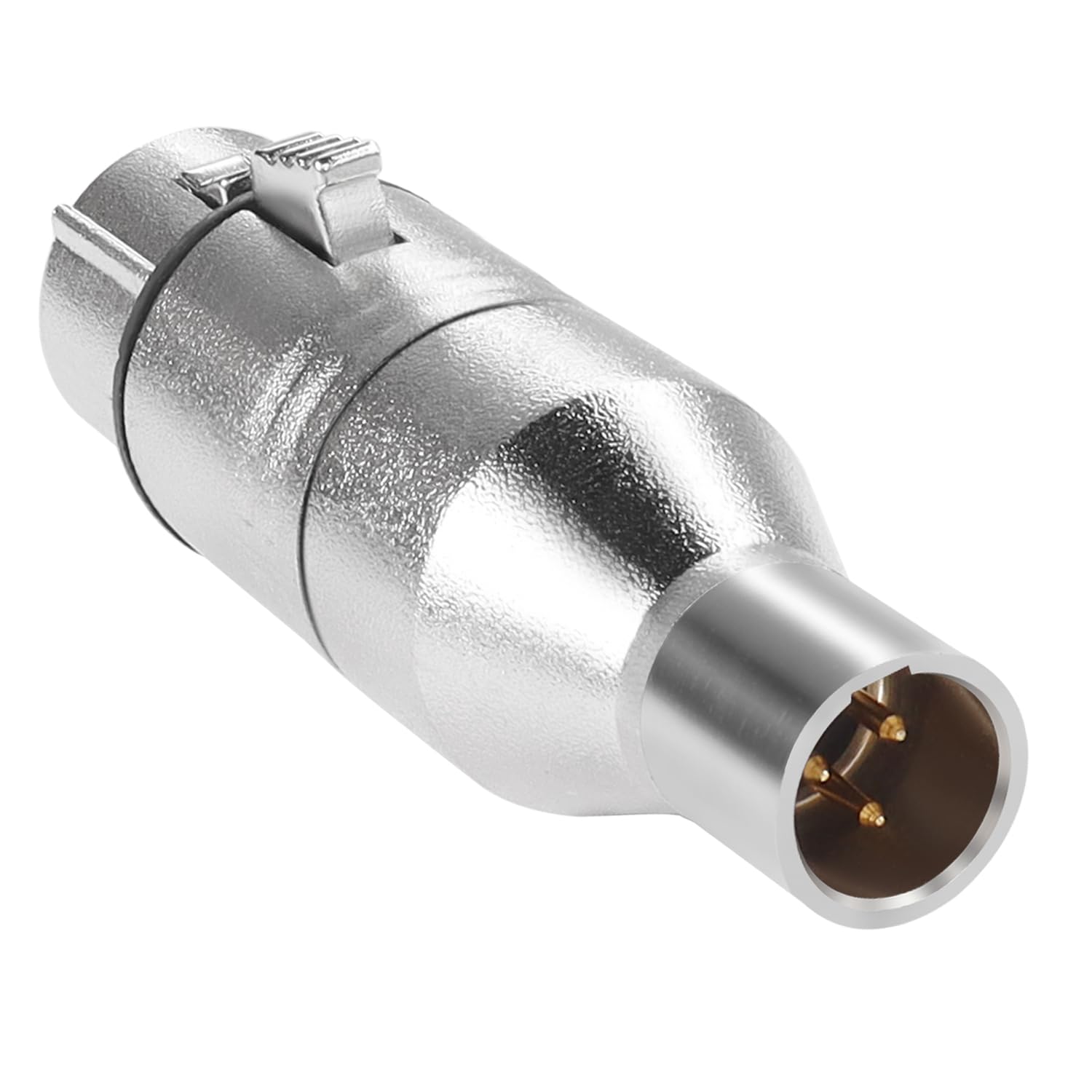 QIANRENON XLR to Mini XLR Balanced Headphone Adapter 3Pin XLR Female to 3Pin Mini XLR Male Audio Connector XLR Jack to Mini XLR Plug Converter, for Microphone Speaker Camera Camcorder