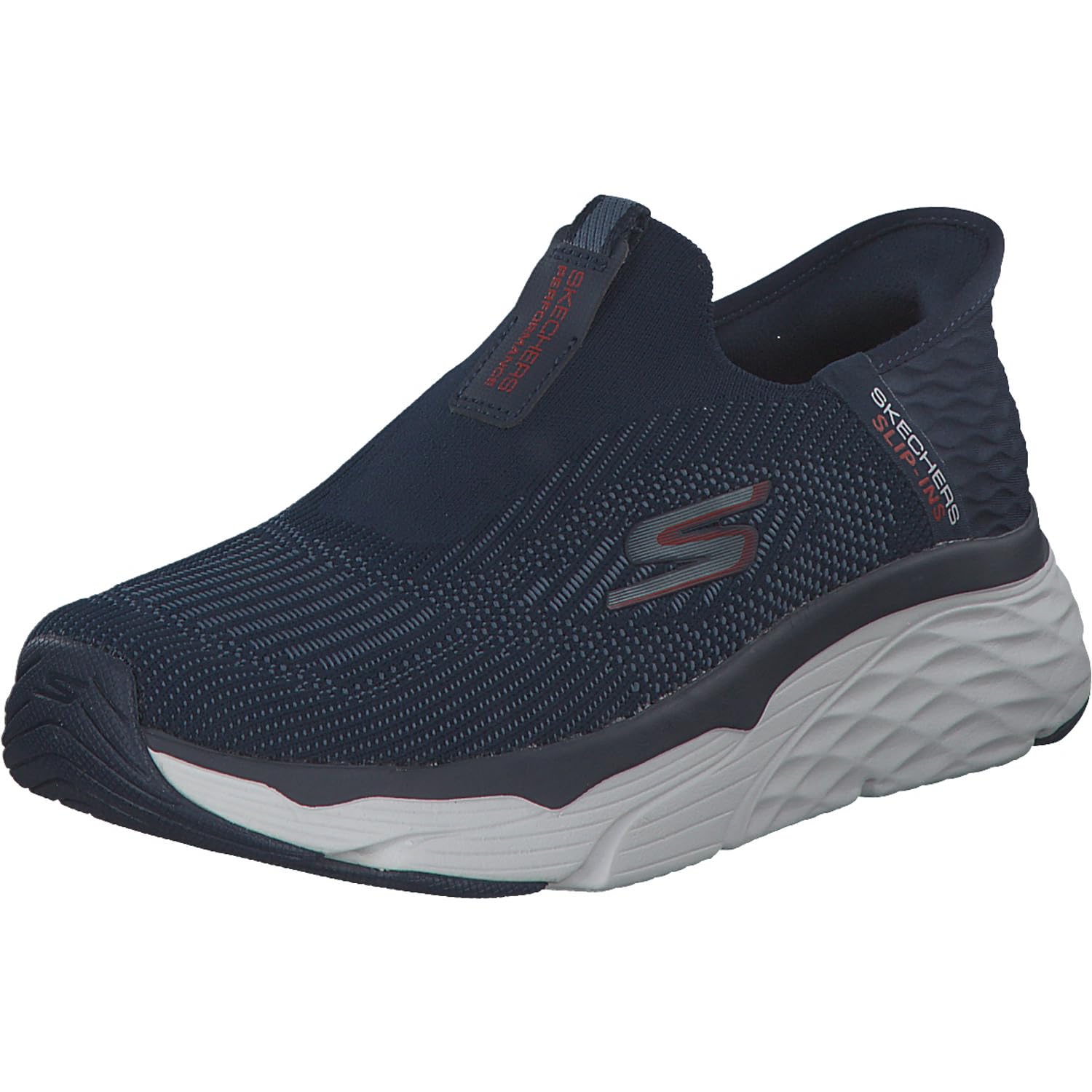 Skechers Men's Max Cushioning Slip-ins-Athletic Slip-on Running Walking Shoes with Memory Foam Sneaker, Navy, 12.5 Image Skechers Men's Max Cushioning Slip-ins-Athletic Slip-on Running Walking Shoes with Memory Foam Sneaker, Navy, 12.5 Image