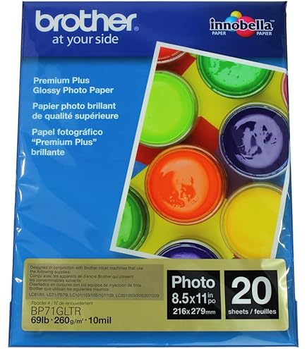 Brother LBX073 Thermal Paper – 8.5x11" White Direct Thermal Fanfold, 1000 Sheets