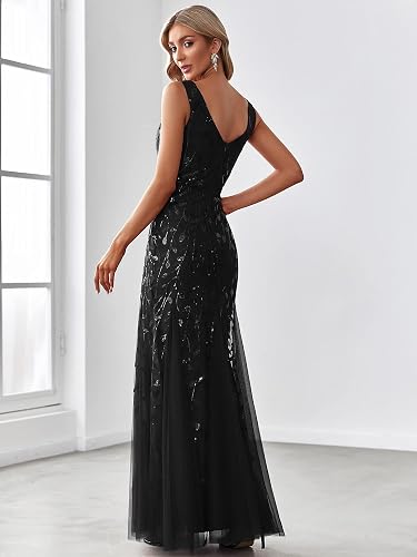 green emerald velvet dress Ever-Pretty Black Concert Dress main image 0