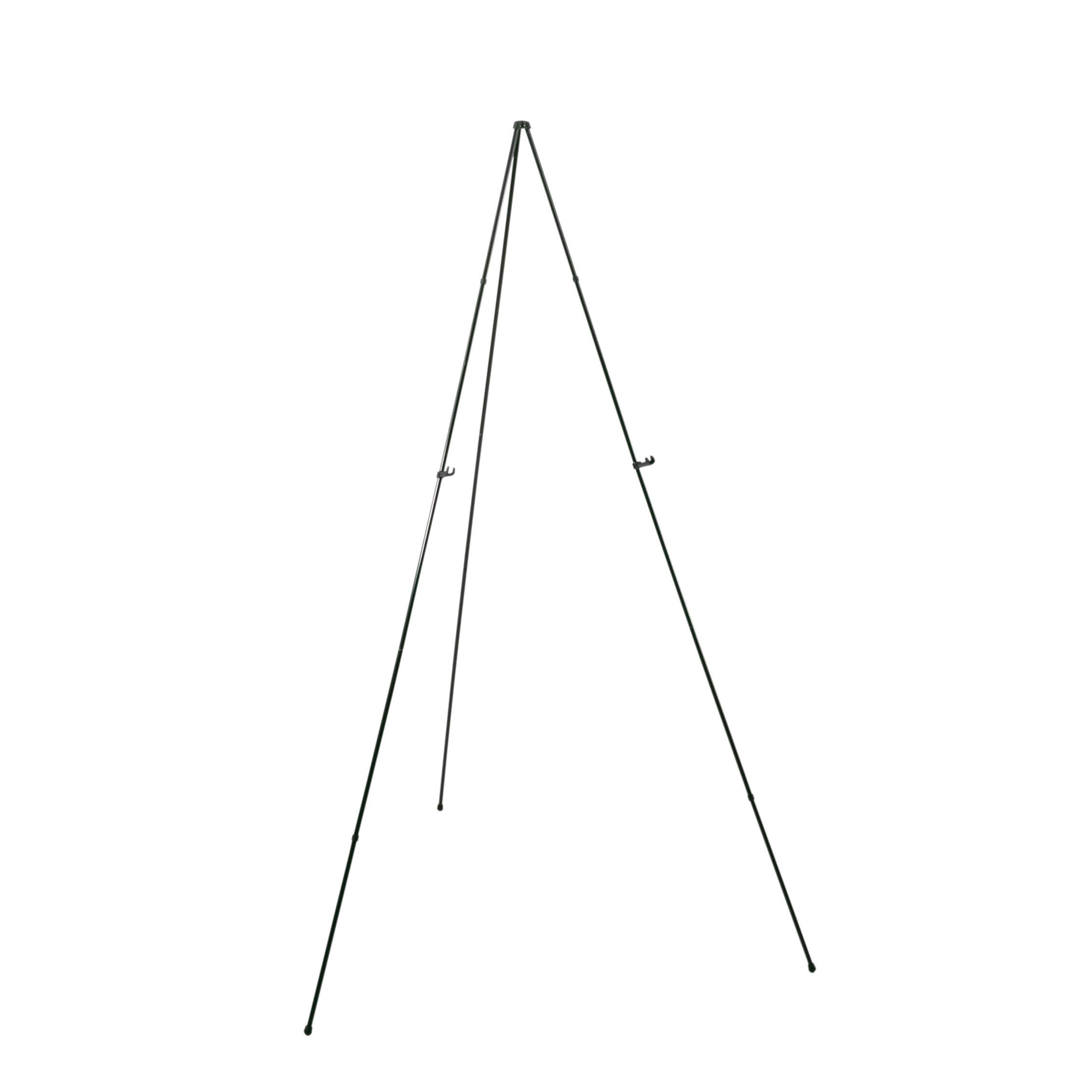 SD STUDIO DESIGNS E-Z Foldaway Easel for Art or Sign Display, Alloy Steel, F. Black (62" h)