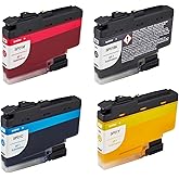 Brother Genuine Sublimation Ink Cartridge Set Black, Cyan, Magenta, Yellow Inks for Vibrant Prints - Reliable Sublimation Printing Supplies - Standard Size Cartridges (4-Pack)