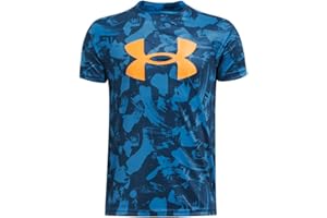 Under Armour Boys Tech Big Logo Printed Short-Sleeve T-Shirt