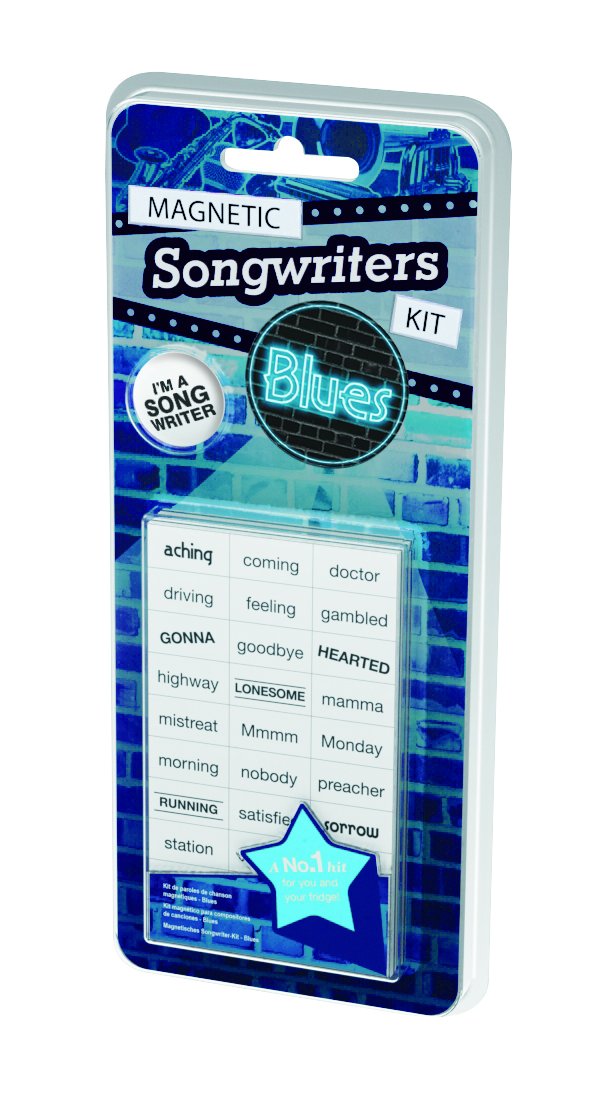 Magnetic Songwriters Kit - Fridge Magnets (Blues)