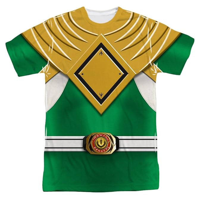 green power ranger t shirt