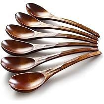 Lot De 10 Cuillères à Soupe En Bois De 20,3 Cm, Cuillères En Bois Pour