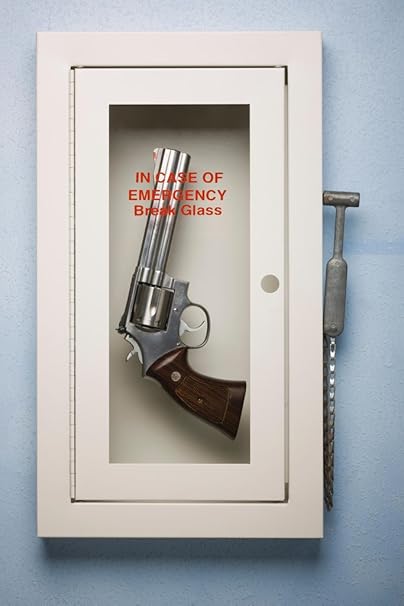 Hand Gun In Emergency Case Self Defense Photo Photograph Cool Wall Decor Art Print Poster 30x46 Amazon Co Uk Kitchen Home