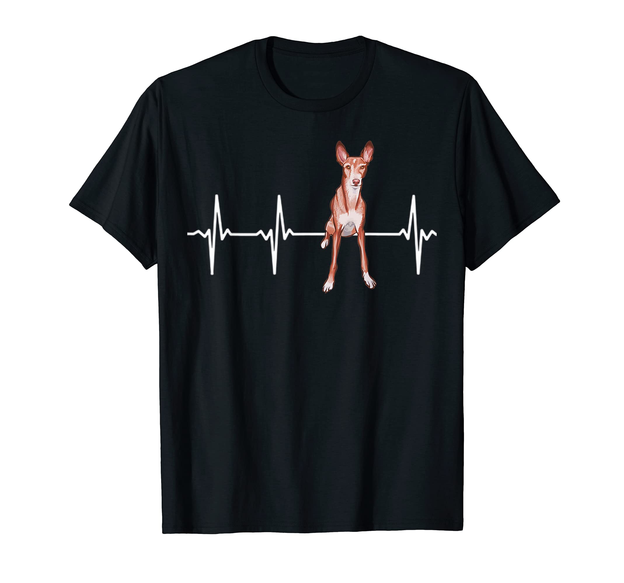 Ibizan Hound Heartbeat Dog Lover T-Shirt