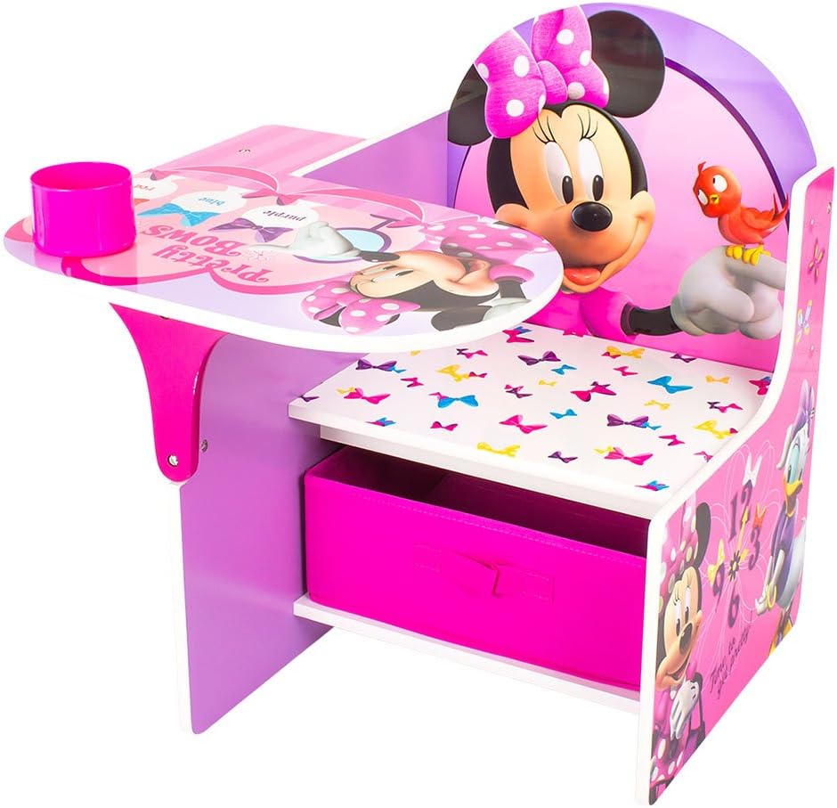 Amazon Co Jp デルタ ディズニー ミニーマウス 一体型 チェアーデスク 女の子 3歳から テーブル イス セット Delta Tcmn 並行輸入品 ベビー マタニティ