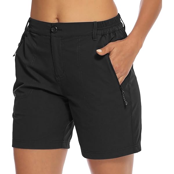 Short Randonnée Femme WILLIT - 17,8cm - Séchage Rapide, Stretch - UPF50+ - 5 Poches