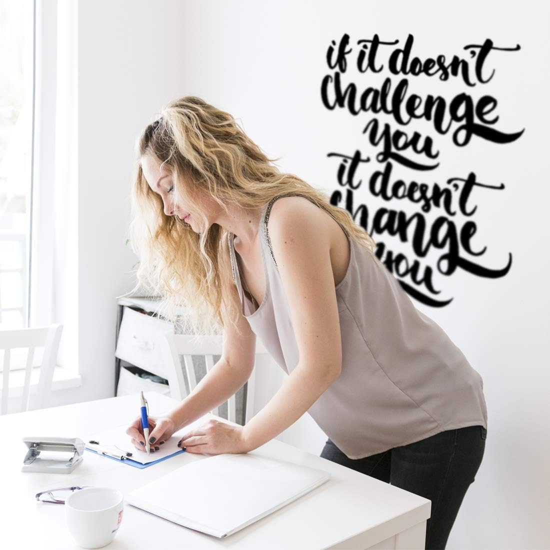 Wall Art Stickers Quotes Decal Sticker Motivational Inspirational Quote Vinyl Room Kitchen Office Canvas Family Word Walls Kids Boys Decals Work Letter Pictures Home Motivation - Image 3