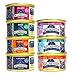 Blue Buffalo Wilderness Grain-Free Cat Food Variety Pack Box - 7 Flavors (4 Classic Flavors & 3 Wild Delights Flavors) - 21 (3 Ounce) Cans - 3 of Each Flavor