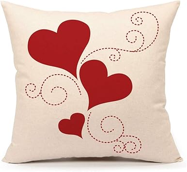 Amazon Com 4th Emotion Valentine S Day Throw Pillow Cover Cushion