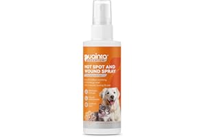 PUAINTA Hot Spot Spray for Dogs, Pipot Skin Spray Dogs, Itch Relief and Hot Spot Spray Treatment for Dogs, Promote Wound Healing, Supports Skin Infections and Irritations for All Animals, 8oz