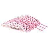 i-Laesh Micro Brushes, Medium Tip, Pink, 200Pcs | Microswabs for Eyelash Extensions, Microbrush Applicators, For Eye Lashes Eyebrow