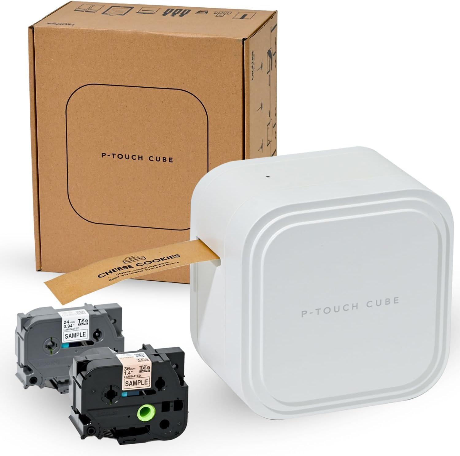 ブラザー ラベルライター ピータッチキューブ PT-P910BT (スマホ対応/3.5mm-36mm幅/TZeテープ)商品画像