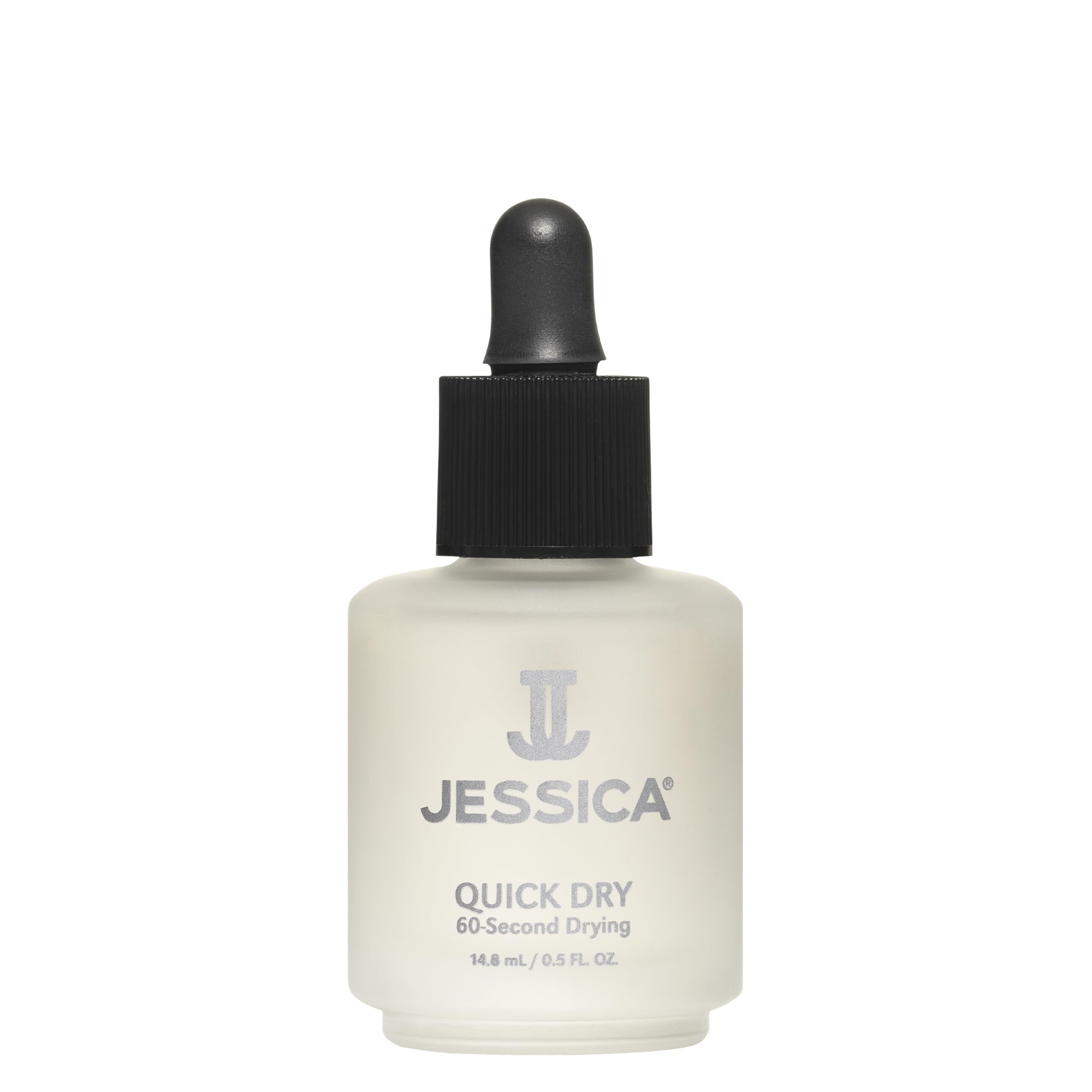 JESSICA Quick Dry Nail Polish Drops, 60 Second Drying Time, Clear Top Coat, Protects From Scratching, Smudging, and Wrinkling, 14.8ml โ image 1