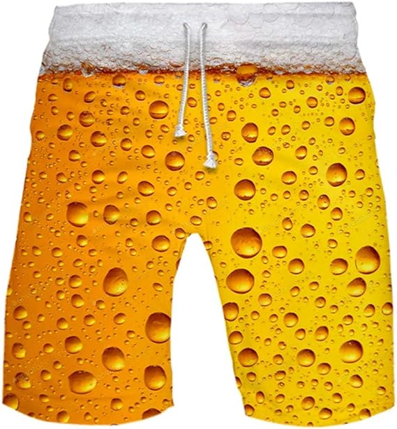 Funnycokid Jungen Badeshorts - Lustige Drucke Schnelltrocknend Mit Netzfutter Für Strand & Schwimmbad