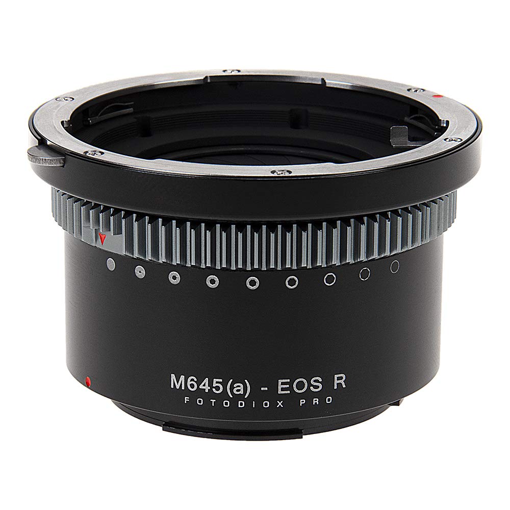 Fotodiox Pro Lens Mount Adapter Compatible with Mamiya 645 (M645) Mount AF/AF-D Lenses to Canon RF-Mount Camera