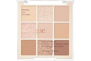 dasique Shadow Palette #07 Milk Latte l Cruelty-Free l 9 Blendable Shades in Smooth Matte and Shimmer Finishes with Gorgeous Pearls