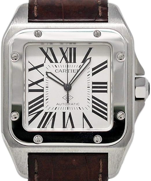pre owned cartier santos mens watch