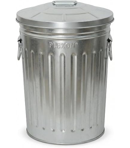 Amazon.com: mDesign Steel Metal 2 Gallon/7 Liter Trash Can
