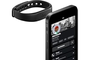 dot. Band - Digital Business Card Wristband - Tap Compatible with iPhone & Android (Black)