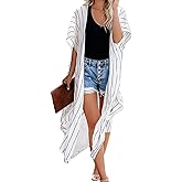 Women's Kimono Swimsuit Coverups Summer Beach Casual Loose Cardigans for Swimwear